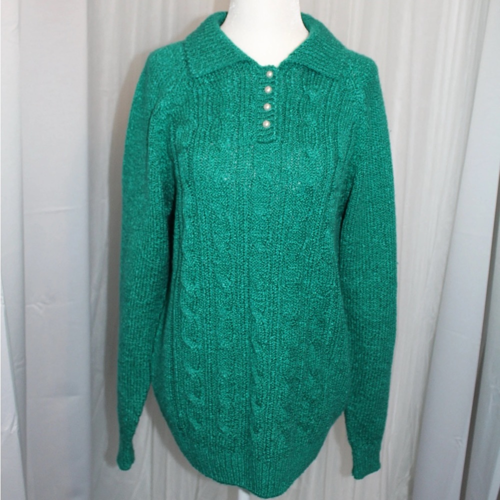 Vintage Miranda Green Sweater